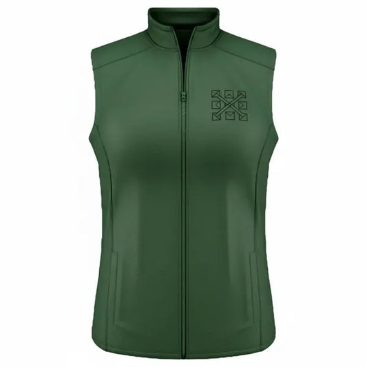 Unisex Sublimated 220G Warp Knit Vest W/Pockets (Full Zip)