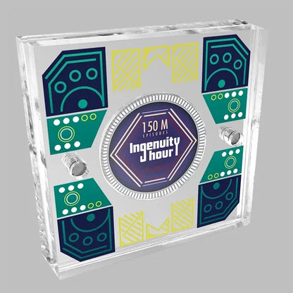 Acrylic Coin Display / Holder Vibrant UV color
