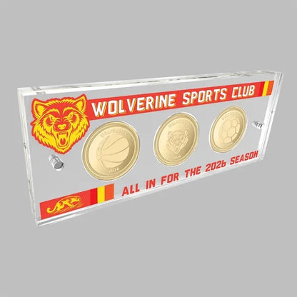 Acrylic Coin Display / Holder Vibrant UV color
