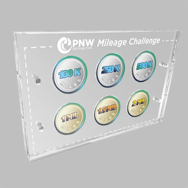 Acrylic Coin Display / Holder Laser Etched