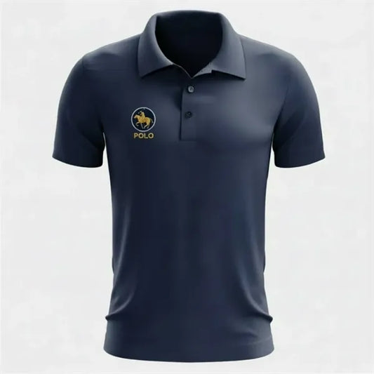 Men's 3 Button Short Sleeve Polo shirt (Silk Screen)