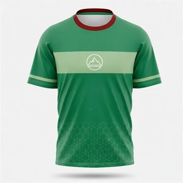 Sublimated Short Sleeve Mesh Stylish Economy T Shirt