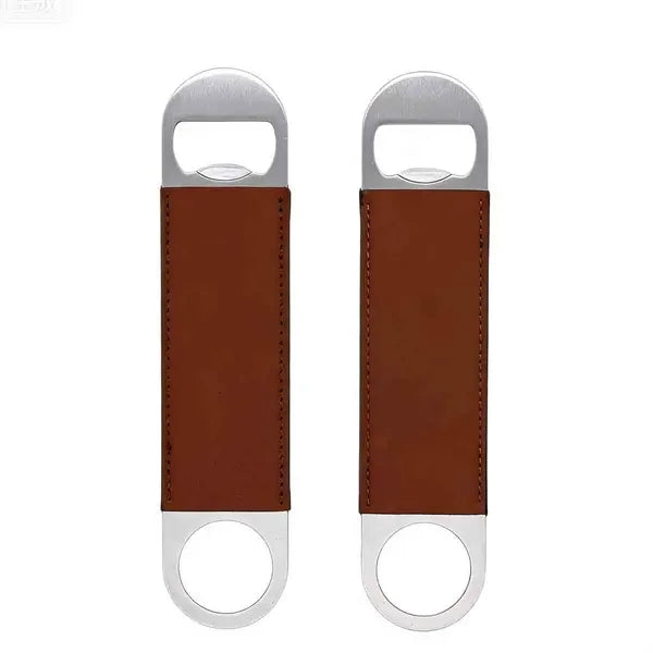 Personalized Leather Bottle Opener