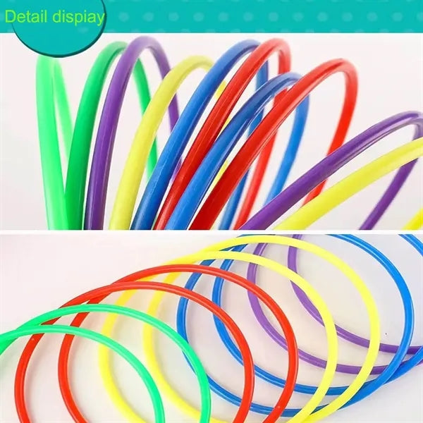 Plastic Ring Toss & Target Bucket Set