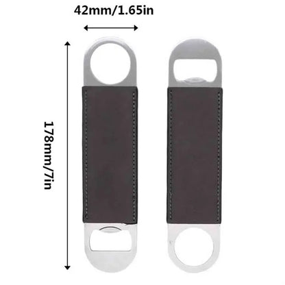 Personalized Leather Bottle Opener
