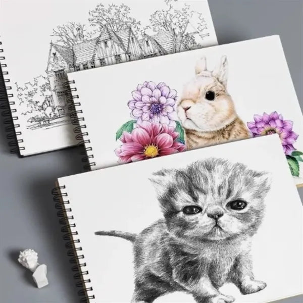 Sketch watercolor marker pen drawing book