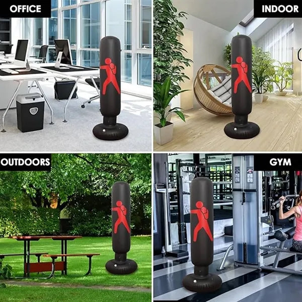 Custom Inflatable Standing Punch Bag Tumbler Boy