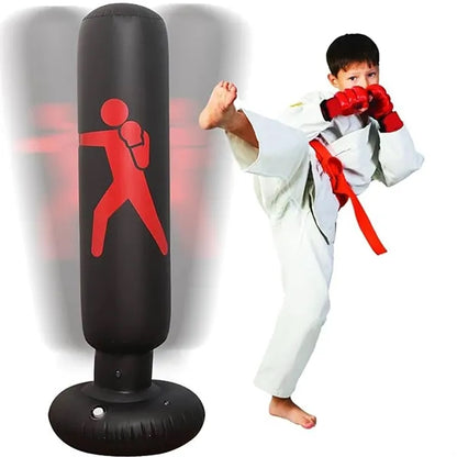 Custom Inflatable Standing Punch Bag Tumbler Boy