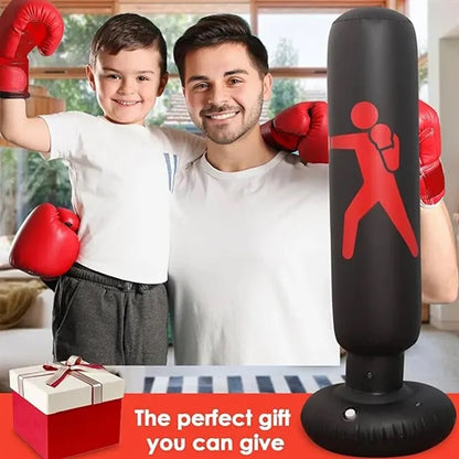 Custom Inflatable Standing Punch Bag Tumbler Boy