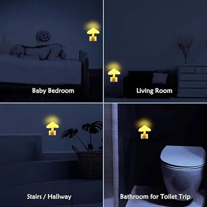Cartoon Cute Mushroom Smart LED Night Light