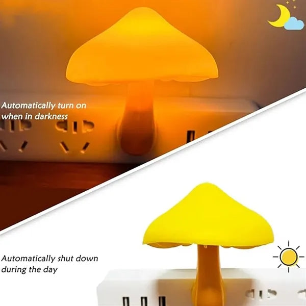 Cartoon Cute Mushroom Smart LED Night Light