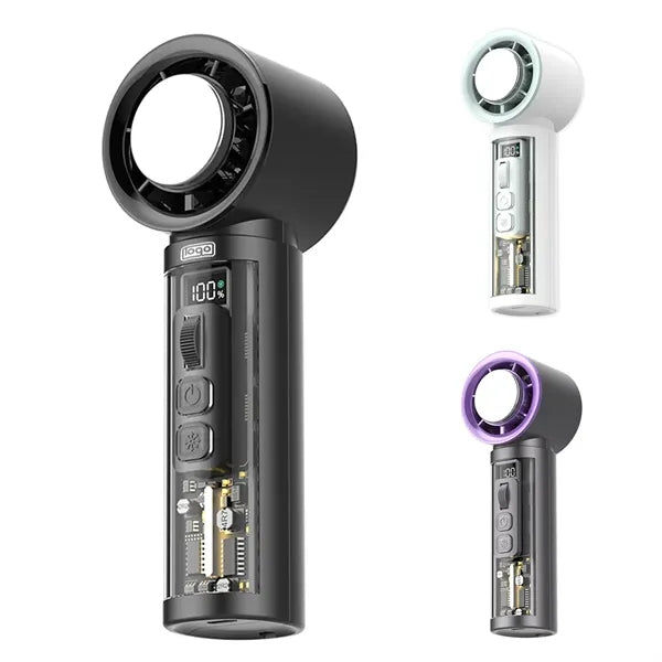 Mini Rechargeable Handheld High Speed Cooling Fan