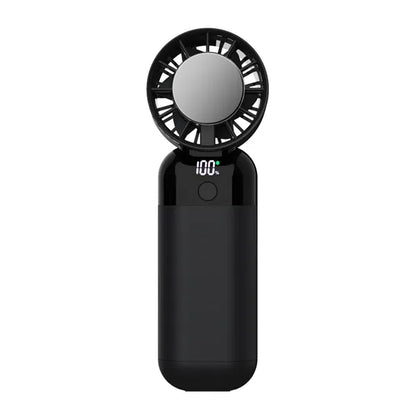 Portable USB Mini Handheld Digital Display Turbine Fan