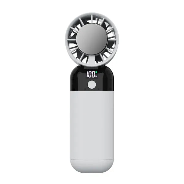 Portable USB Mini Handheld Digital Display Turbine Fan