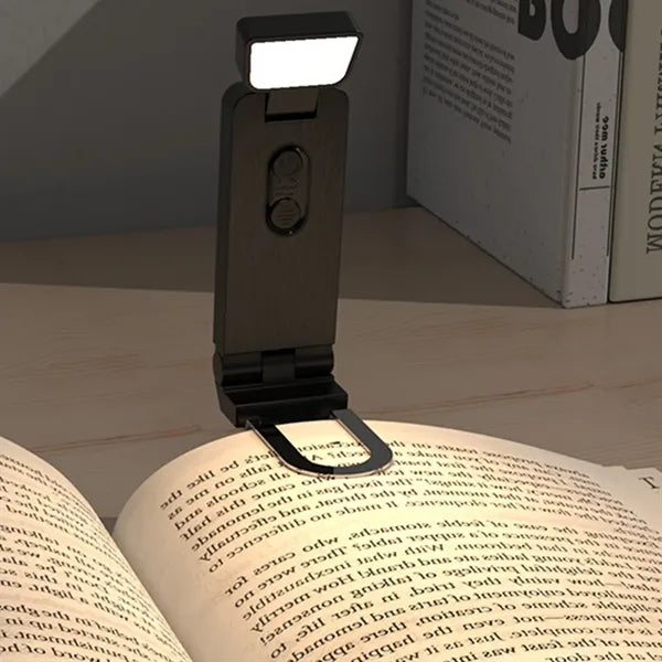 Mini USB Rechargeable Clip-On LED Bookmark Light
