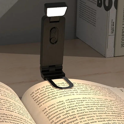 Mini USB Rechargeable Clip-On LED Bookmark Light
