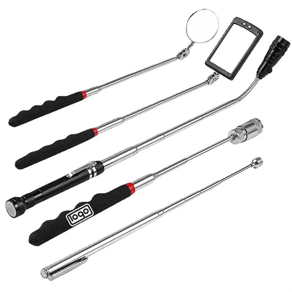 5 PCS Undercarriage Inspection Kit w/ Magnetic Picker