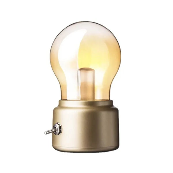 Portable Retro USB Rechargeable LED Bulb Night Light