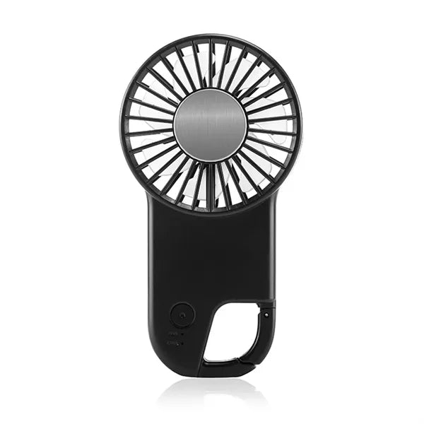 Mini Handheld USB Rechargeable Fan W/ Buckle