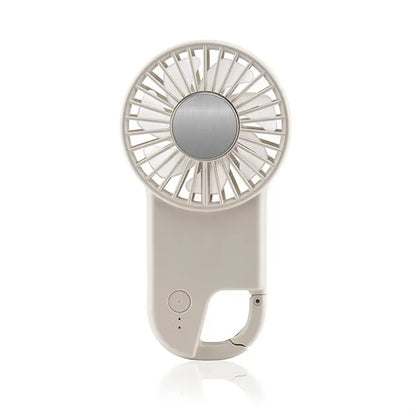Mini Handheld USB Rechargeable Fan W/ Buckle
