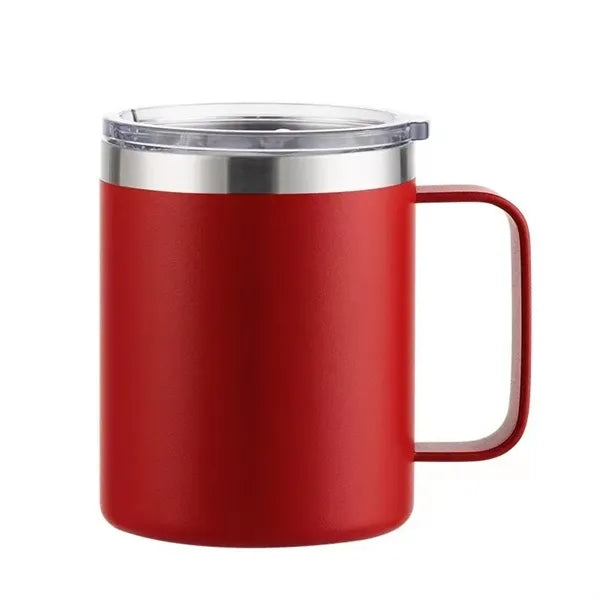 12 oz Stainless Steel Vacuum Mug w/Handle