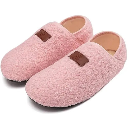 Warm Anti Slip Cotton Slippers w/ Covered Heels