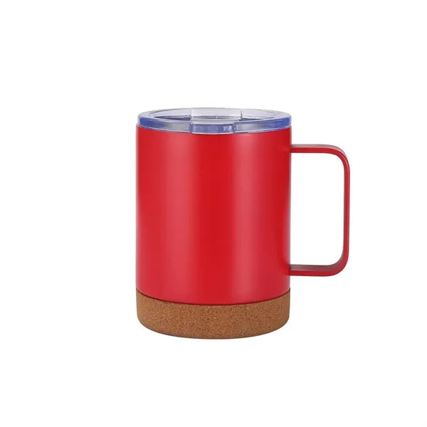 Double Layer Stainless Steel Mug w/ Cork Base Pad