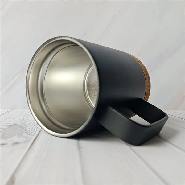 Double Layer Stainless Steel Mug w/ Cork Base Pad