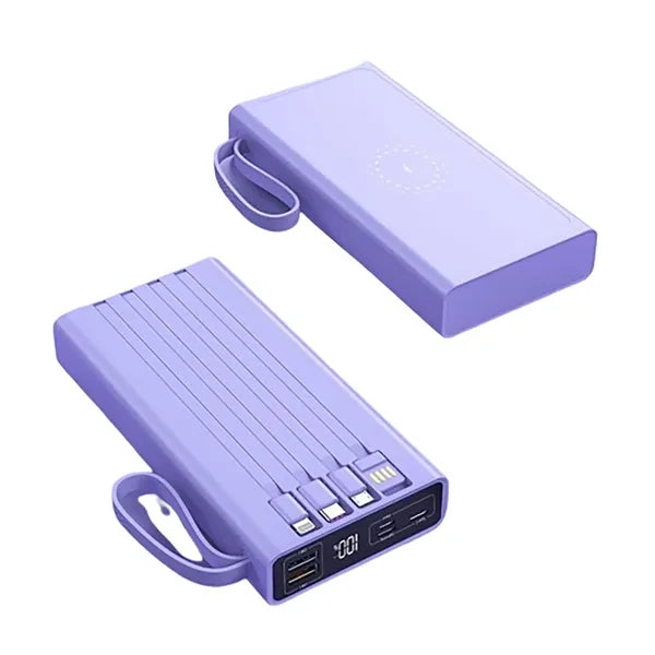 10000Mah Charger Power Bank W/ Light