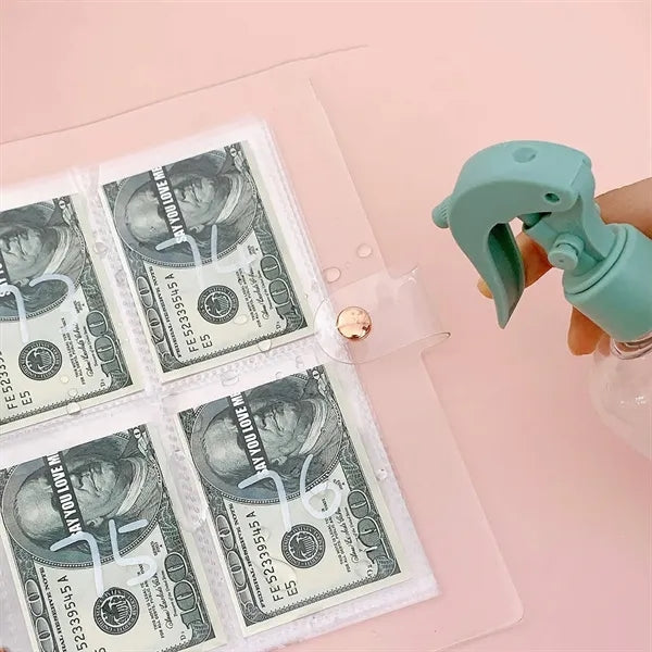 A5 PVC Refillable Money Notebook