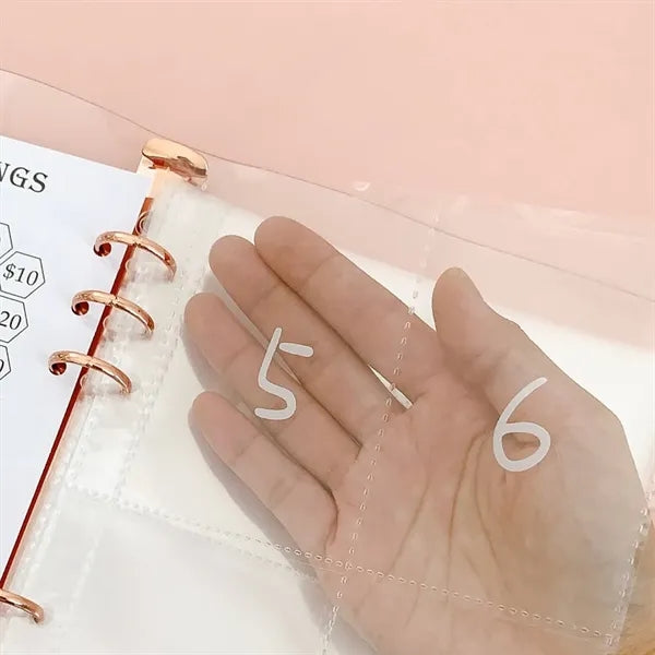 A5 PVC Refillable Money Notebook