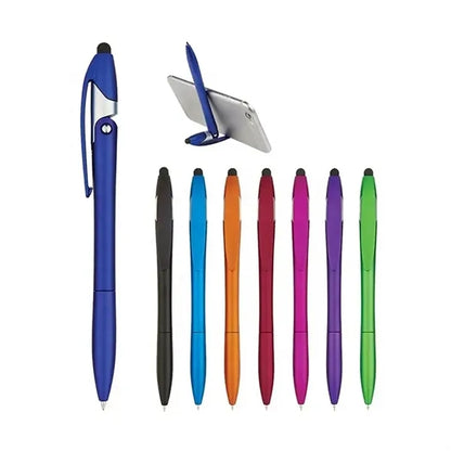 ABS Foldable Ballpoint Pen w/ Phone Stand