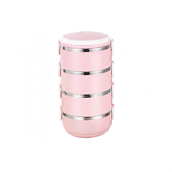 Multi-layer Round Insulated Lunch Box