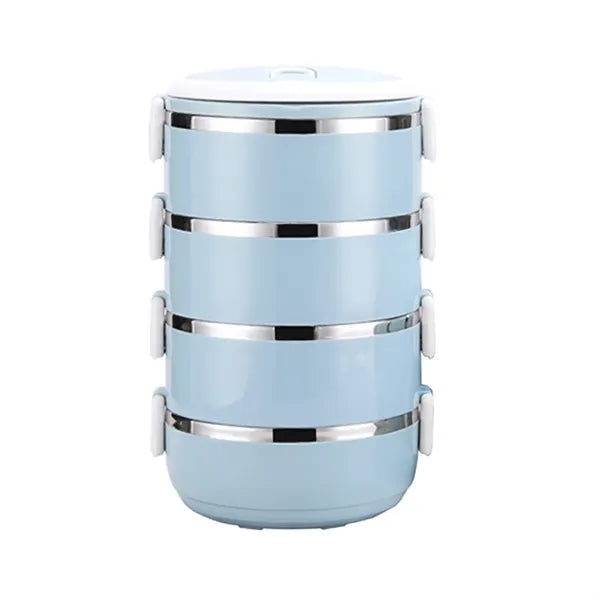 Multi-layer Round Insulated Lunch Box