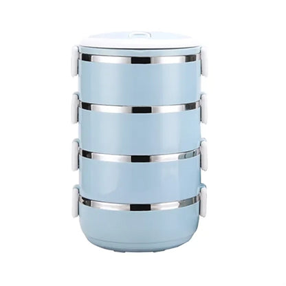 Multi-layer Round Insulated Lunch Box
