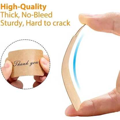 100 Per Pack Kraft Paper Hang Tags Gift Card Label