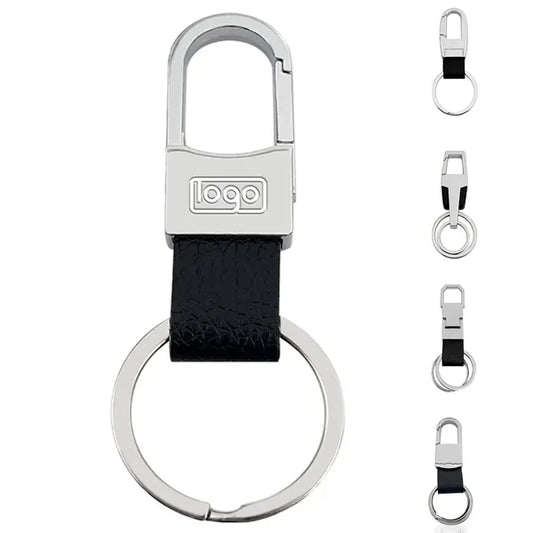 Faux Leather Keychain