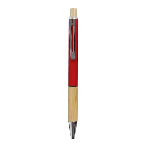 Bamboo Retractable Ballpoint Pen