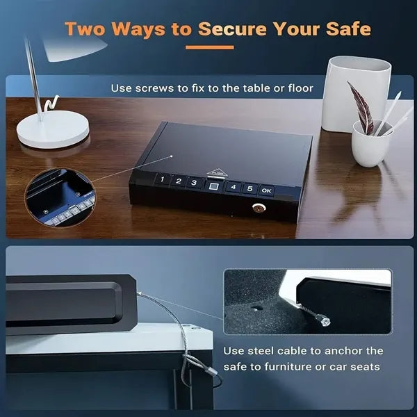 Biometric Fingerprint Handgun Safe Box