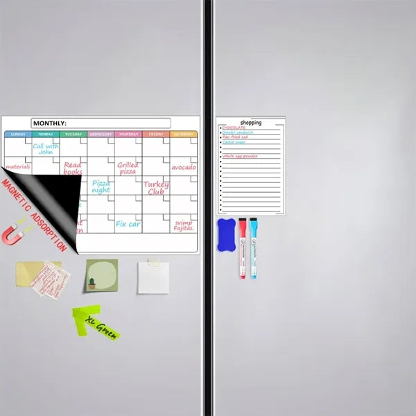 Magnetic Monthly Fridge Calendar