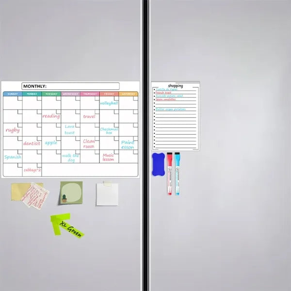 Magnetic Monthly Fridge Calendar