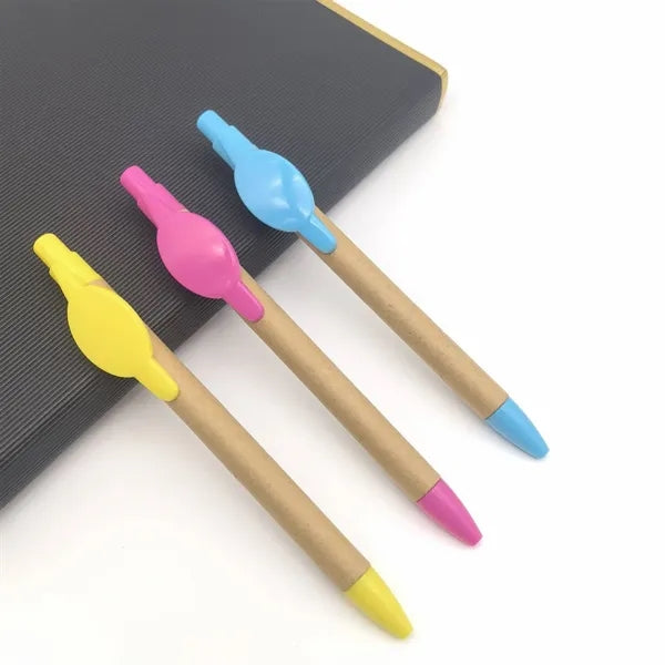 Retractable Paper Tube Ballpoint Pen