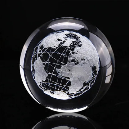 Illuminated Crystal Ball Ornament