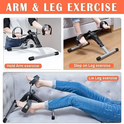 Folding Pedal Exerciser W/ Electronic Display