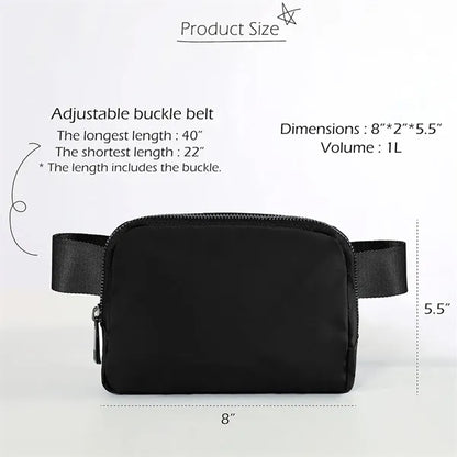 Unisex Fanny Pack Small Belt Bag for Running Travel Workout