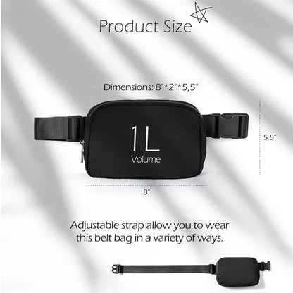 Unisex Fanny Pack Small Belt Bag for Running Travel Workout