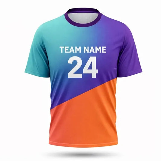 Sublimated Bird Eye Mesh Short Sleeve Stylish T-Shirt