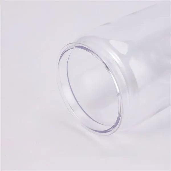 20oz. Double Wall Plastic Cup with Handle and Straw