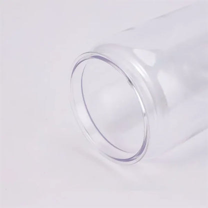 20oz. Double Wall Plastic Cup with Handle and Straw