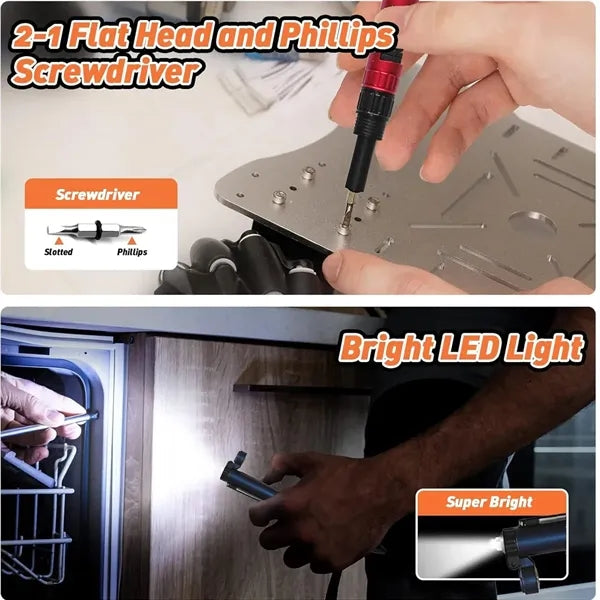 Compass Multifunctional LED Ballpoint Pen